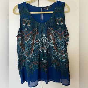 Rose and Olive sleeveless top,XL,